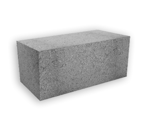 Блок бетонный полнотелый стеновой
