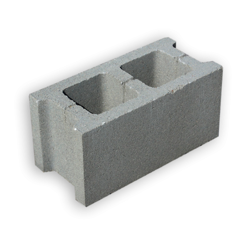 Блок бетонный пустотелый